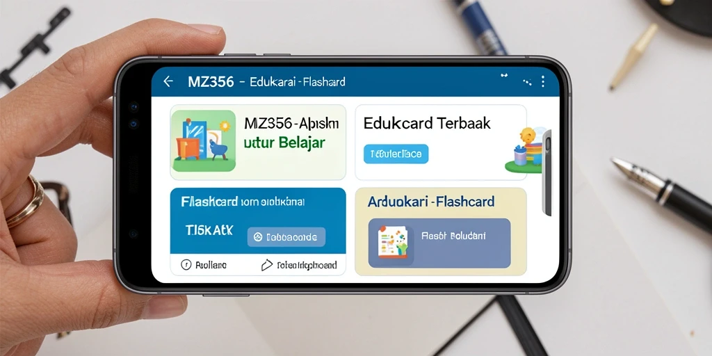Antarmuka aplikasi MZ356 yang interaktif dan menarik.