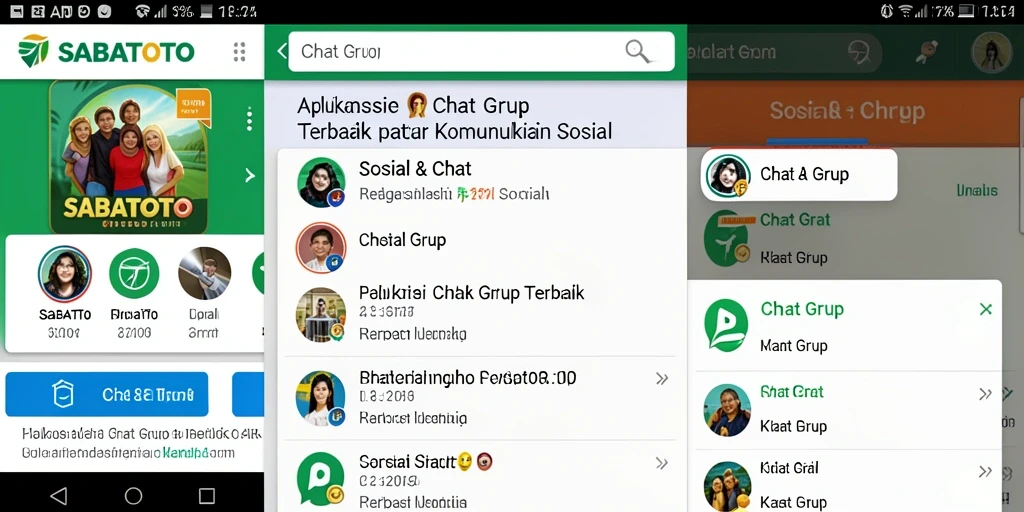 Tampilan antarmuka utama aplikasi SABATOTO yang intuitif dan menarik.