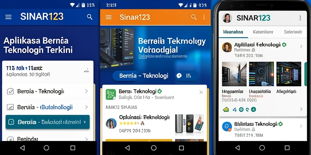 Tampilan antarmuka utama SINAR123 yang menarik dan informatif.